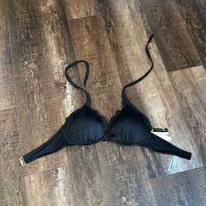 Black bikini top